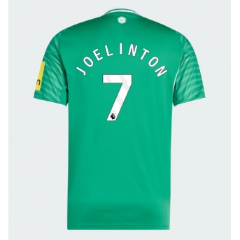 Billige Fotballdrakt Newcastle United Joelinton #7 Replika Bortedrakt 2025-26 Kortermet